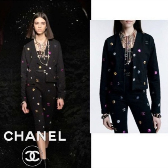 Chanel crystal jeweled jacket Fr36 - Picture 2 of 10